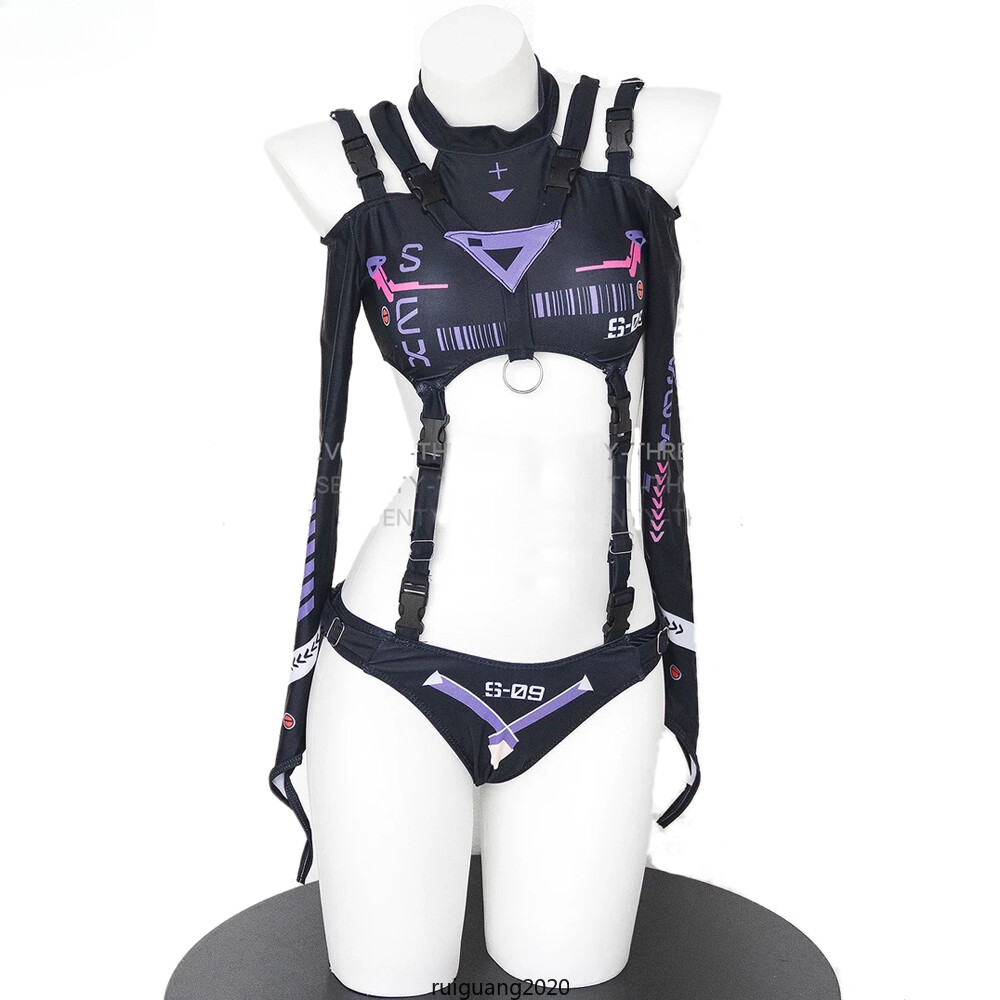 Punk Cyber Future Technology Mechanical Jumpsuit Game Clothes Cosplay Bodysuit