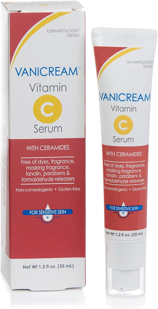 Vanicream Vitamin C Serum for Sensitive Skin 1.2 Fl Oz Brightening Formula