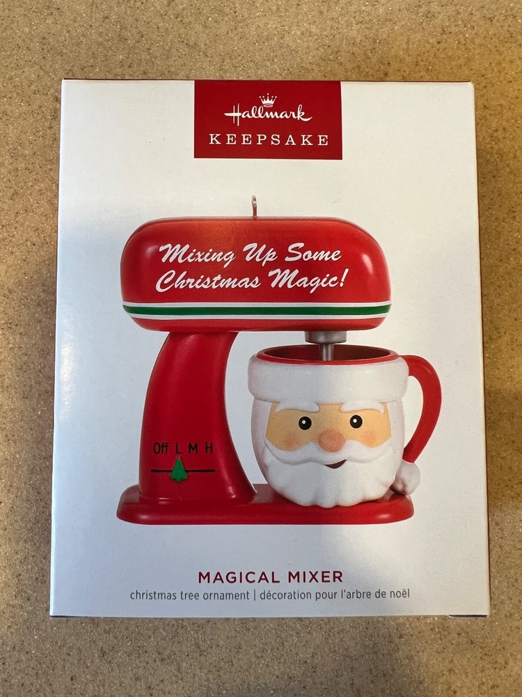 HALLMARK 2023 MAGICAL MIXER SANTA CHRISTMAS ORNAMENT