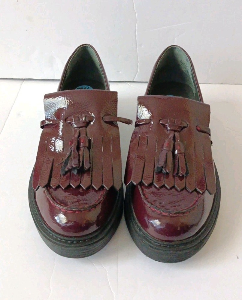 Franco Sarto Carolynn Loafers Lug Sole Burgundy Women's 7.5