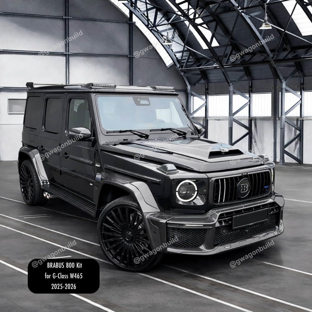 BRABUS 800 2025-26 Body Kit for G-Class G63 G550 G500 w465 (Exposed carbon)