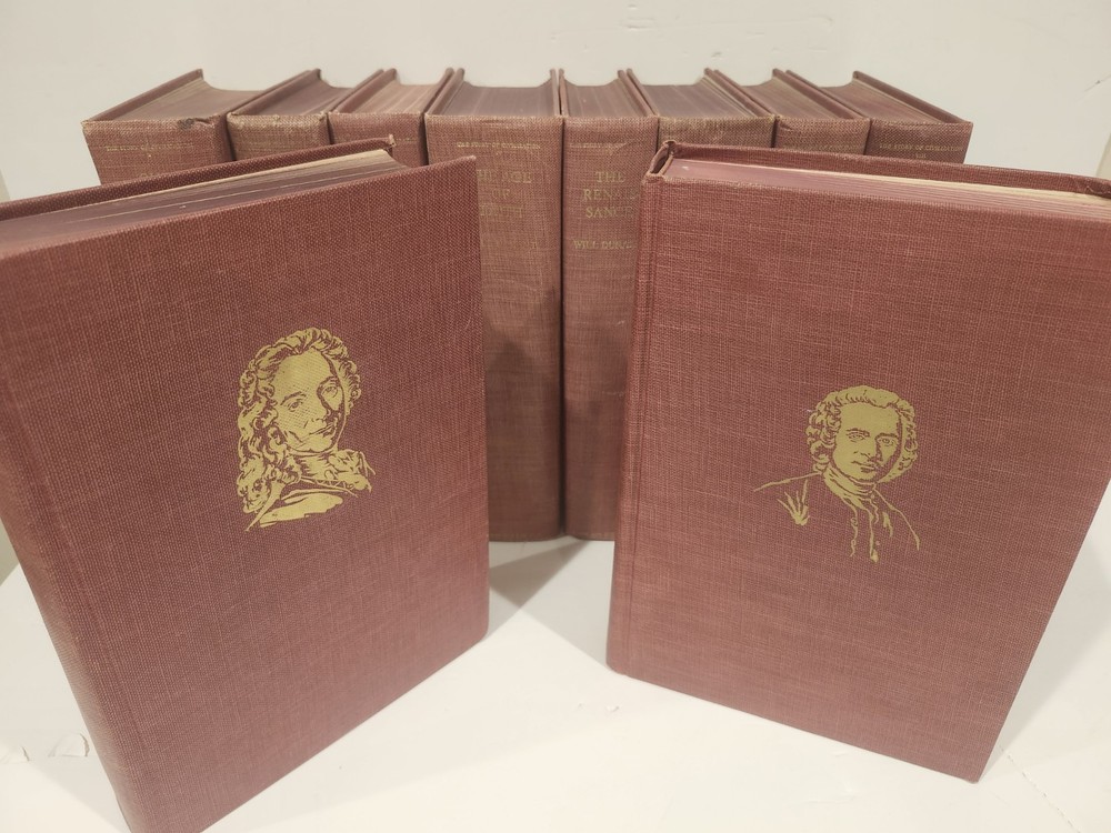 The Story Of Civilization By Will Durant - Vintage 10 Volume Set I-X -1950/60s