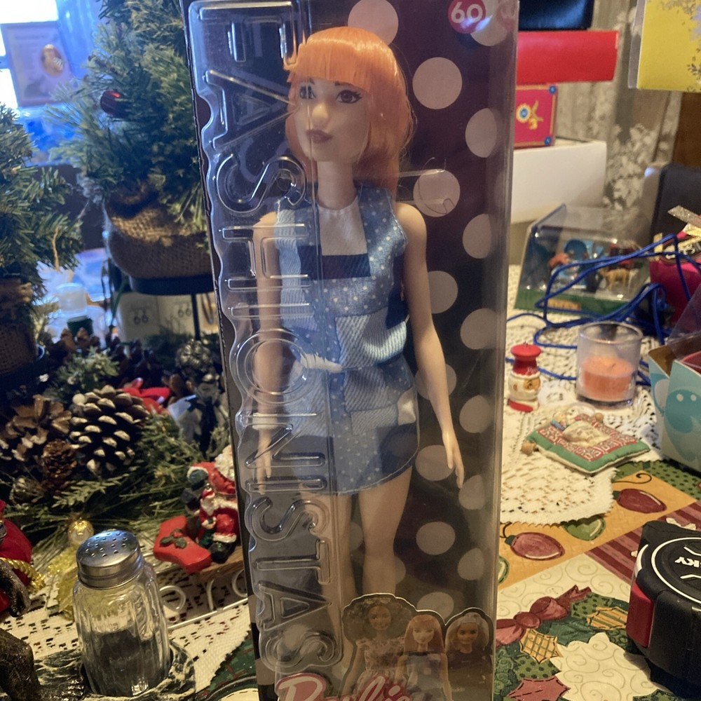 Barbie Fashionistas Doll #60 Orange Creamsicle Mattel 2016 Cute Outfit