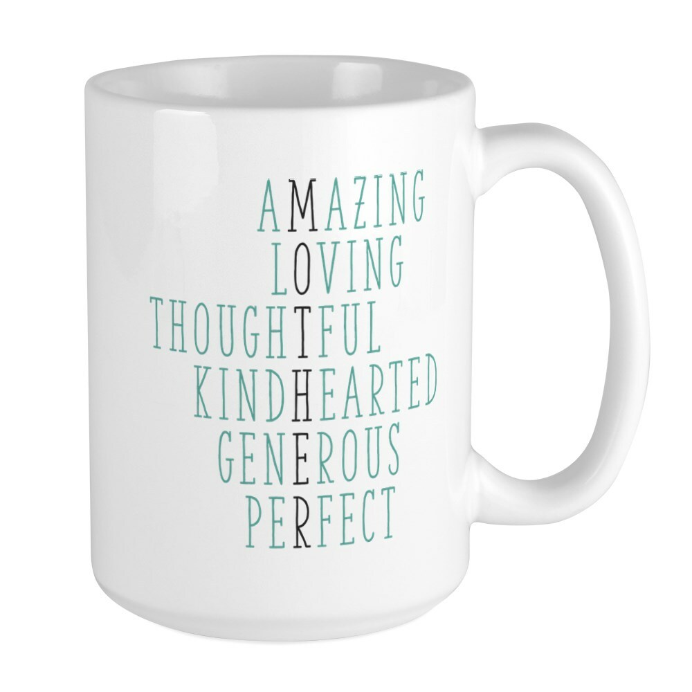 CafePress Mother Crosswords Coffee Mug, Large 15 oz. White Coffee Cup (18993855)