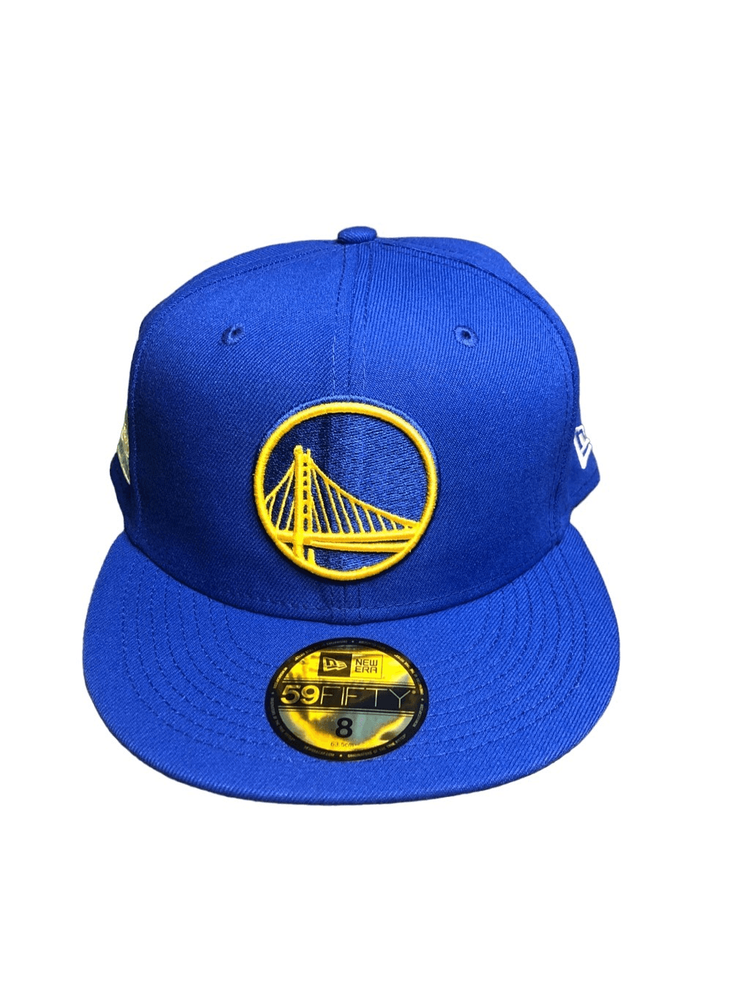 New Era Golden State Warriors Pop Citrus 59FIFTY Fitted Cap Hat Size 8