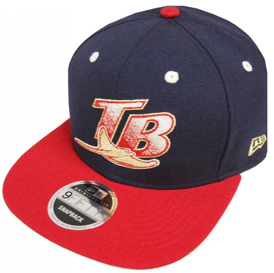 New Era Tampa Bay Rays Cooperstown Snapback Cap Navy Red 9Fifty Limited Edition