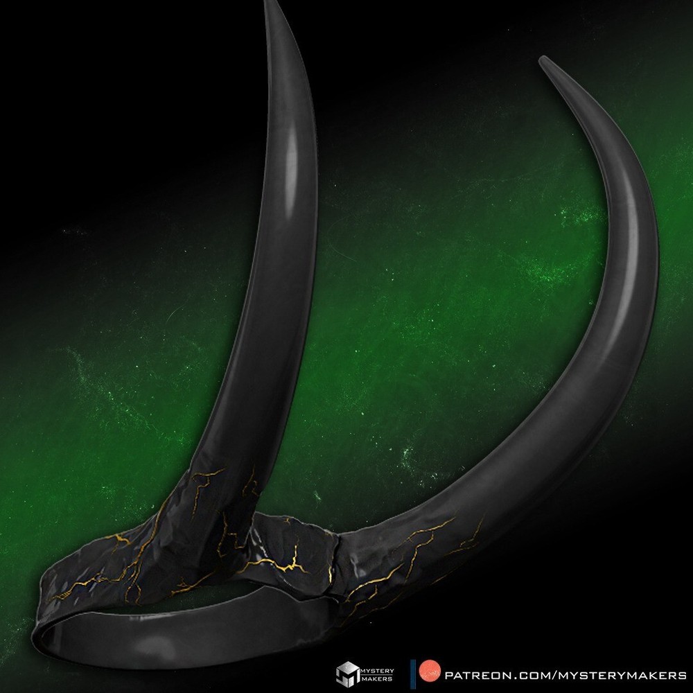 LOKl GOAT Crown Replica Prop 1:1 (Painted)