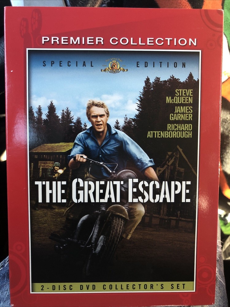 The Great Escape (DVD,2008,from1963,SE) Mint In WS,Slipcover,Steve McQueen
