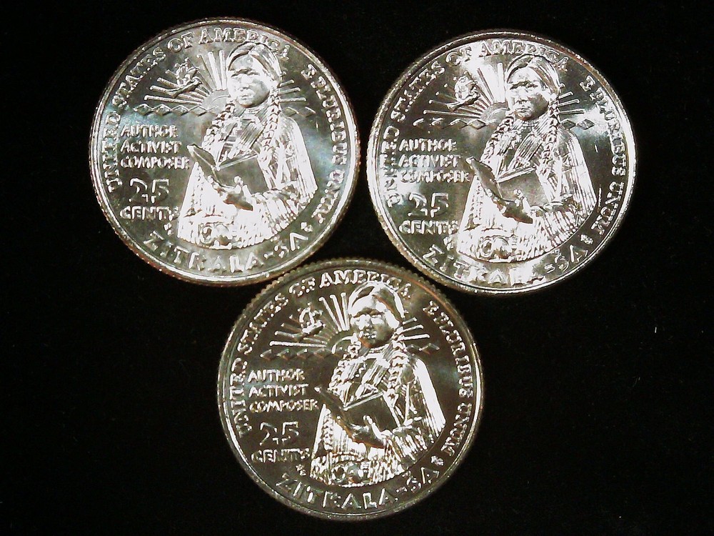 2024 P D S Zitkala-Sa Quarters BU (3 coins) *IN STOCK* Free Shipping!