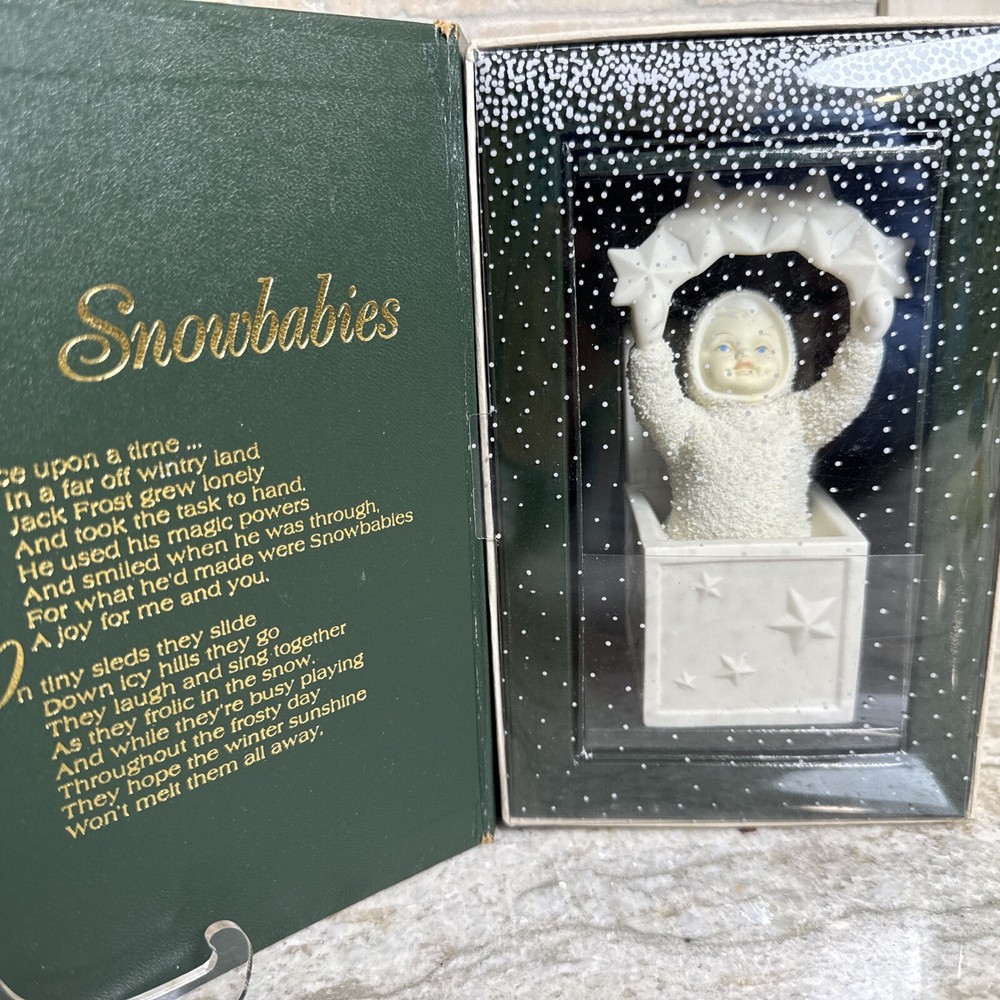 Department 56 Miniature Snowbabies A Star in the Box Mint in Box