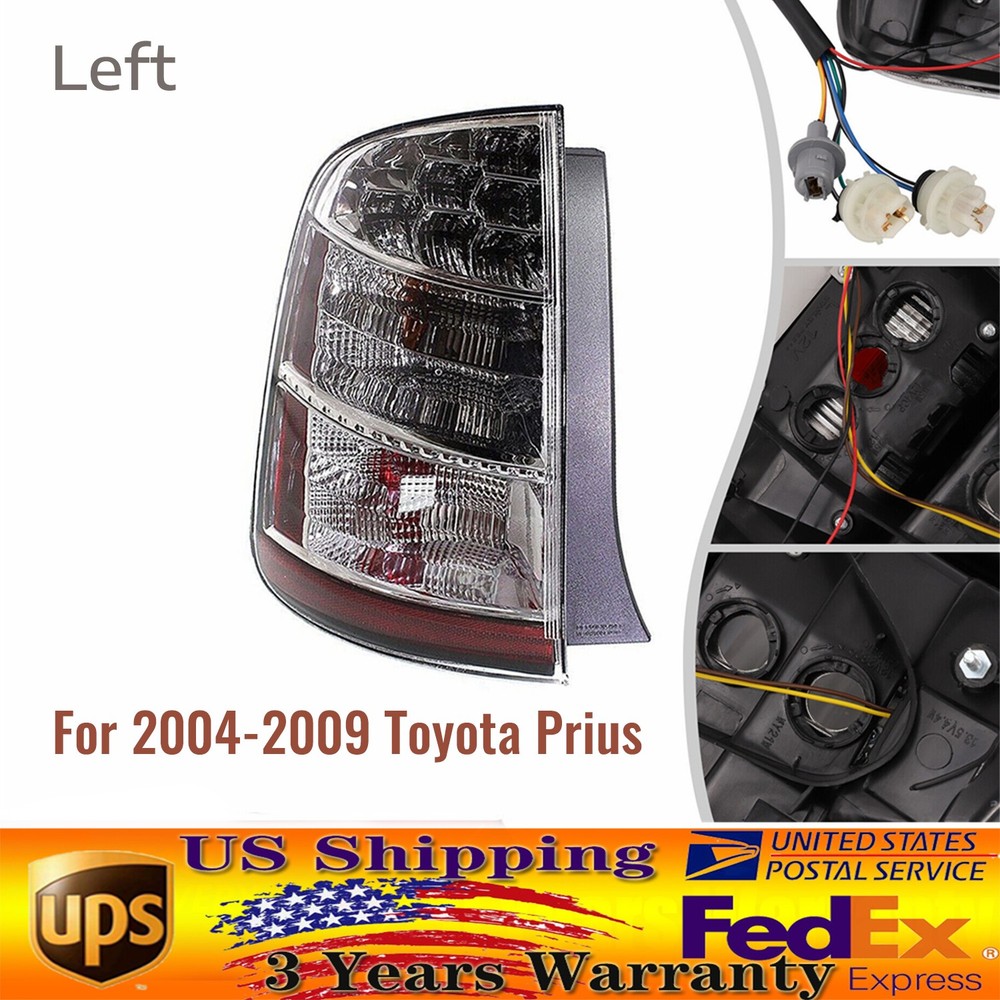 Fit Toyota Prius Brake Tail Light 2004-2007 2008 2009 Left Rear Lamp Driver Side