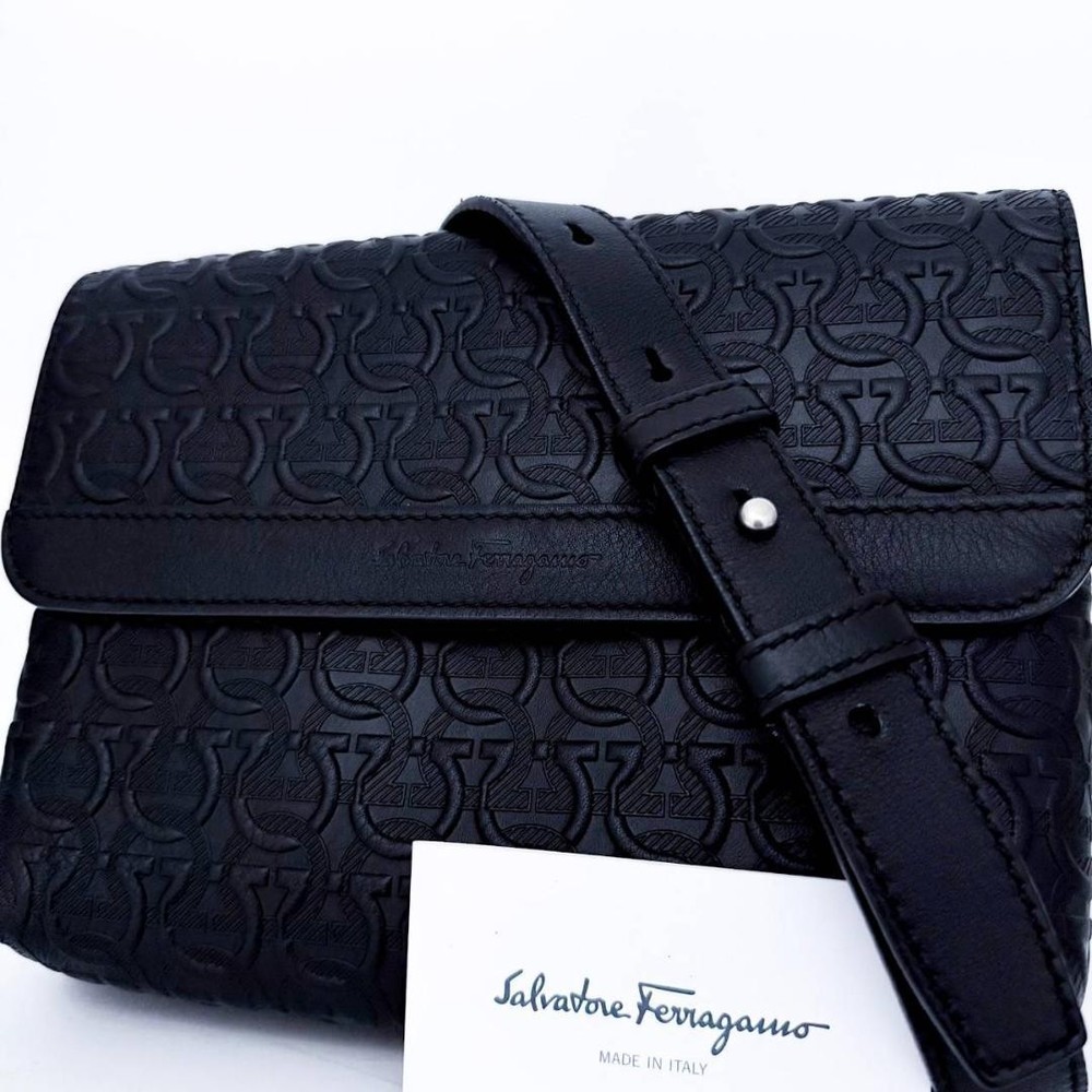 Ferragamo Extreme Rare Embossed Belt Bag Luxury Designer