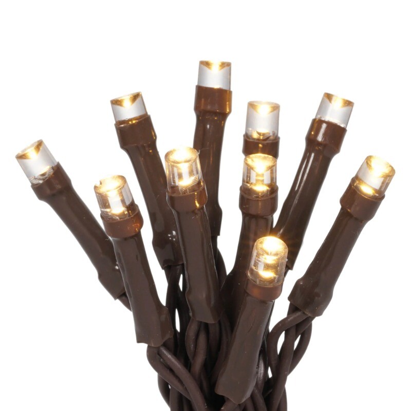 Mainstays 50-Count Solar LED String Lights Warm White for Outdoor Decor