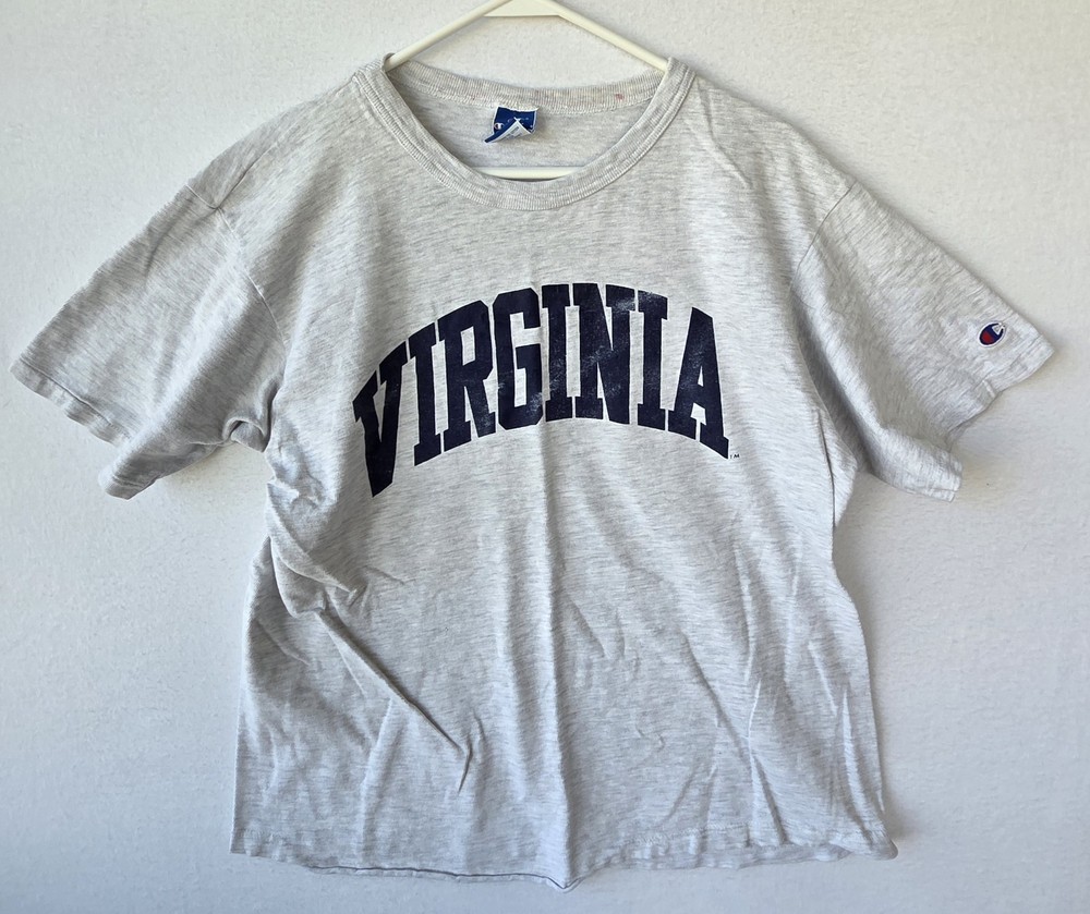VTG Champion Virginia Men’s Shirt SZ L Large USA Graphic Tee