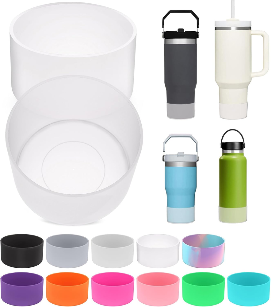 2PCS for Stanley Boot, Silicone Bottom for Quencher Adventure 40oz 30oz IceFlow