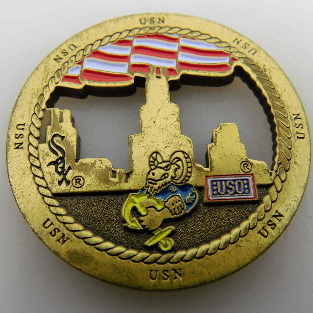 USN Great Lakes CPO Chicago Pride Day Challenge Coin-image
