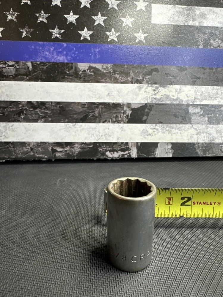 Vintage Craftsman 1/2” Drive 12 Point Deep Socket  =V= Free Ship!! 5/8inch