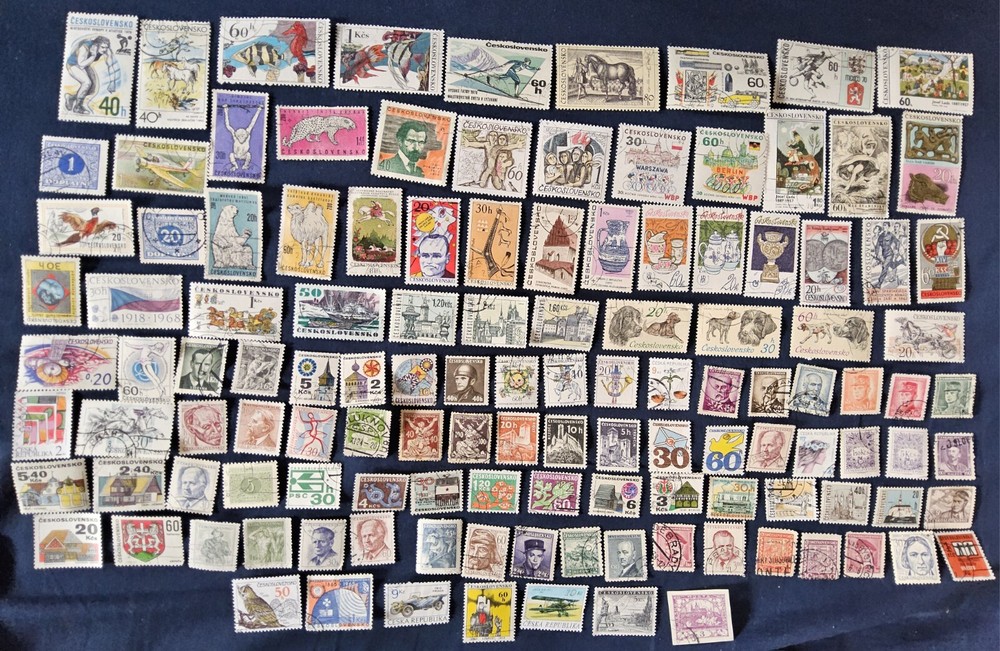 Checkoslavakia Stamps (124 Total) No Doubles