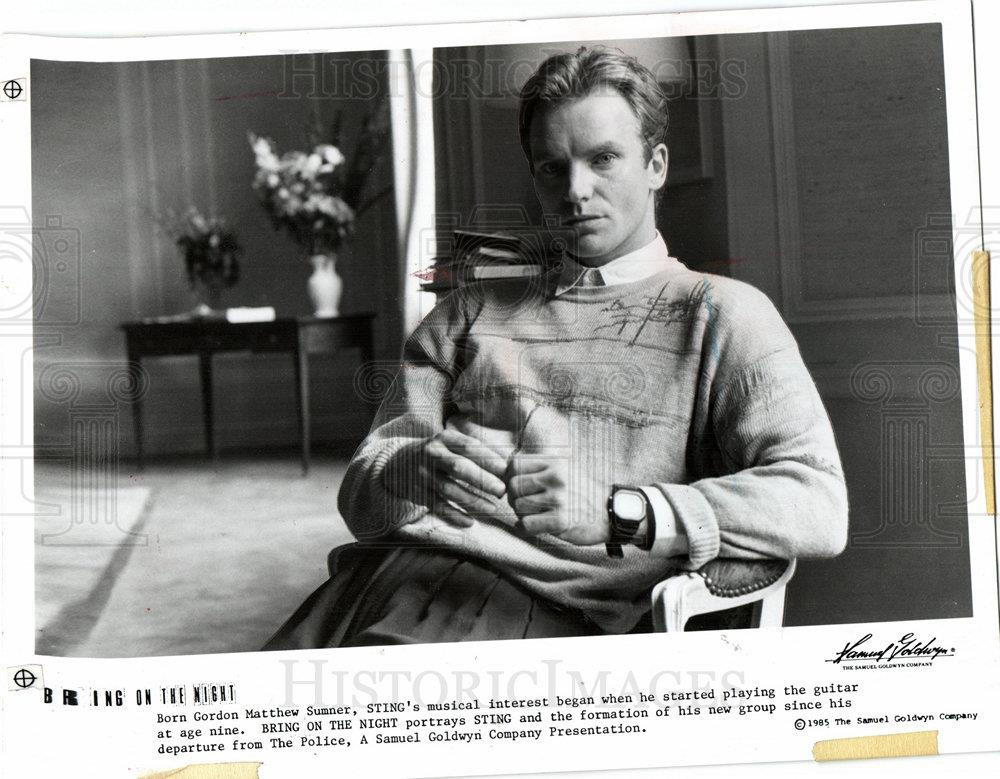 1988 Press Photo Sting English musician singer actor - dfpb65857