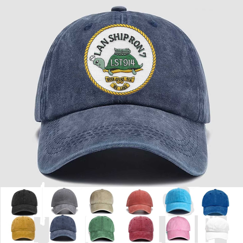 Custom Embroidered Hat LST-914 USS Mahoning County, Veteran Cap, Trucker Hat