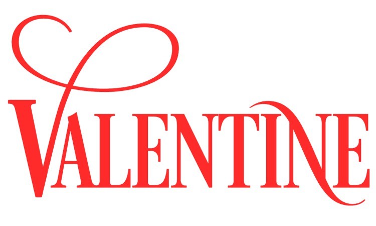 Valentine Word - Valentine's/Valentine Day Cut Vinyl Decal/Sticker - Design 6