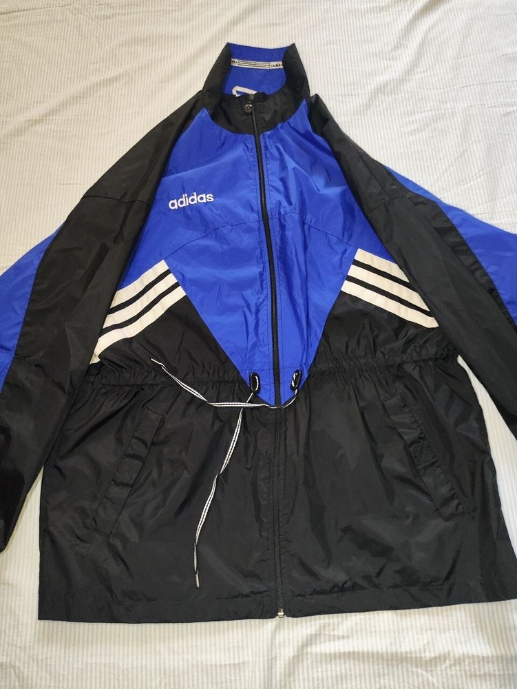 Vintage Adidas 94-96 Coach Jacket Size L Retro Sportswear