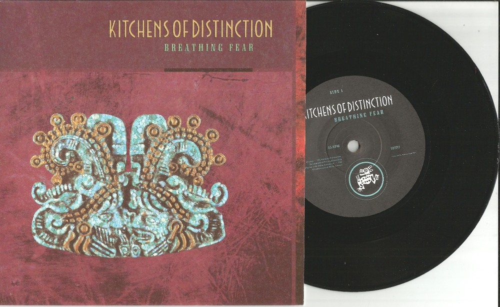 KITCHENS OF DISTINCTION Breathing Fear UNRELEASED ONLY 1000 MADE 7 INCH Vinyl