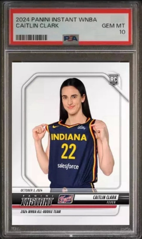 PRESALE PSA 10 CAITLIN CLARK ALL ROOKIE TEAM 2024 Panini Instant #247 RC-image