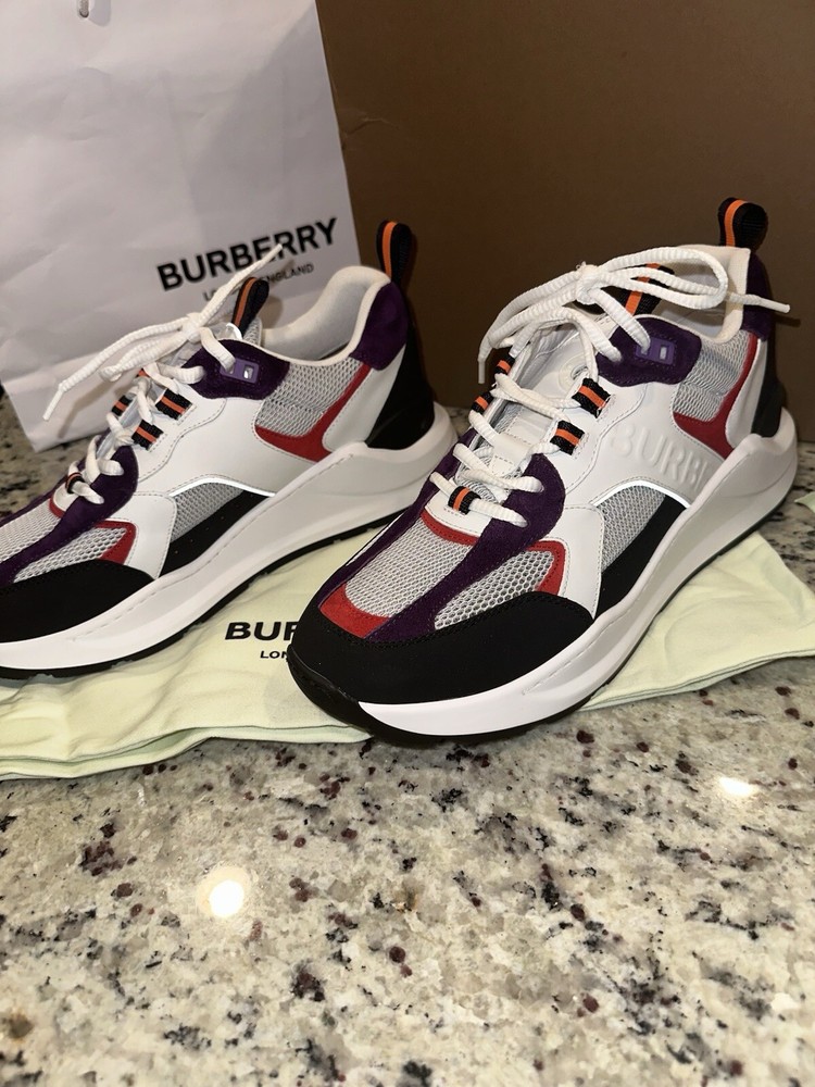 Burberry  Panelled Low-Top Sneakers 8061873 Size 44/ US 11