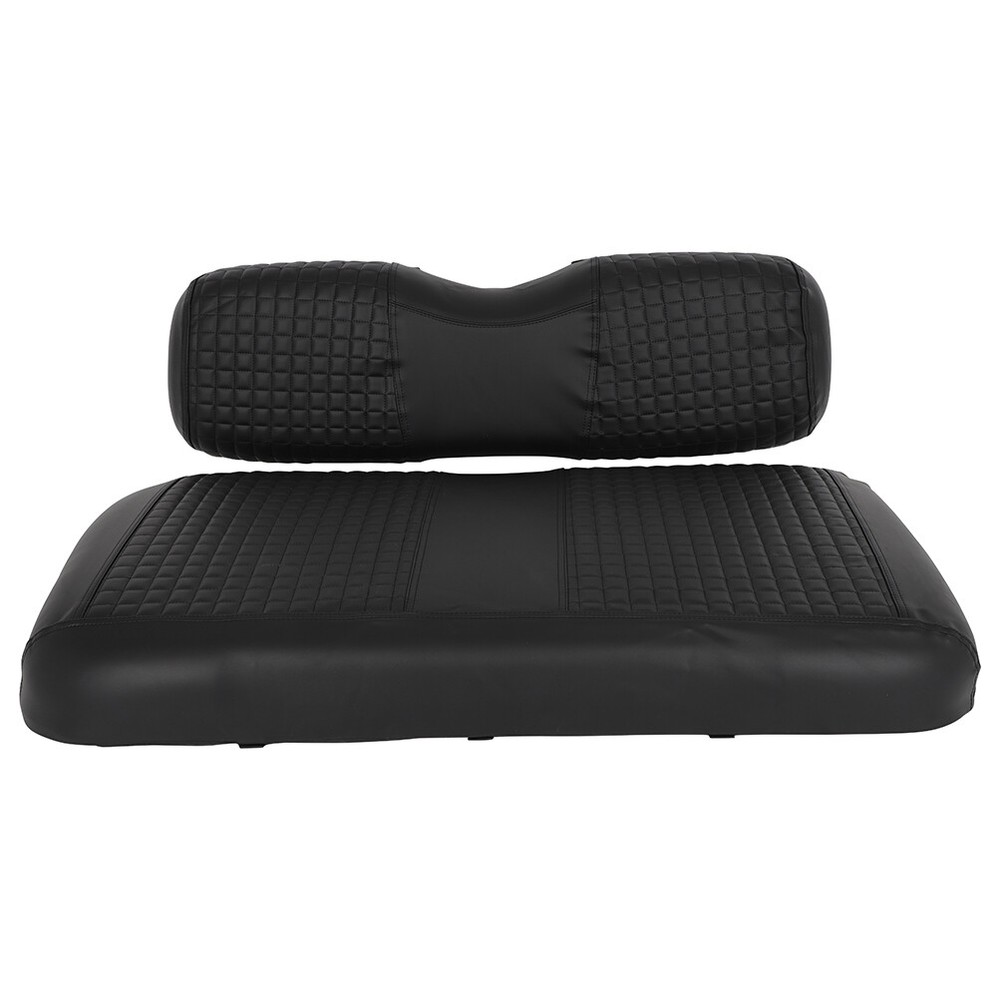 Golf Cart Seat Cover Checked Front Black For EZGO TXT Wholesale