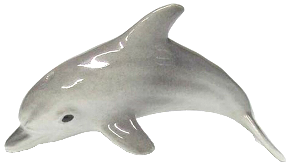 ✿ New NORTHERN ROSE Porcelain Figurine DOLPHIN Aquarium Decor Little Critterz