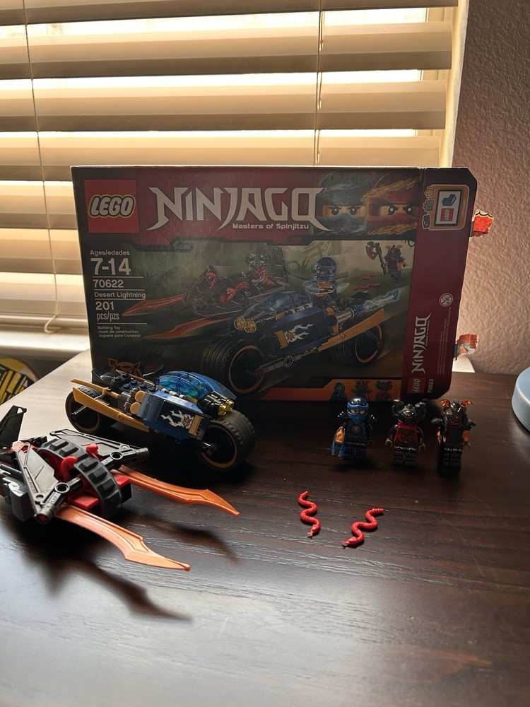 LEGO NINJAGO Desert Lightning 70622 Building Kit with Minifigures