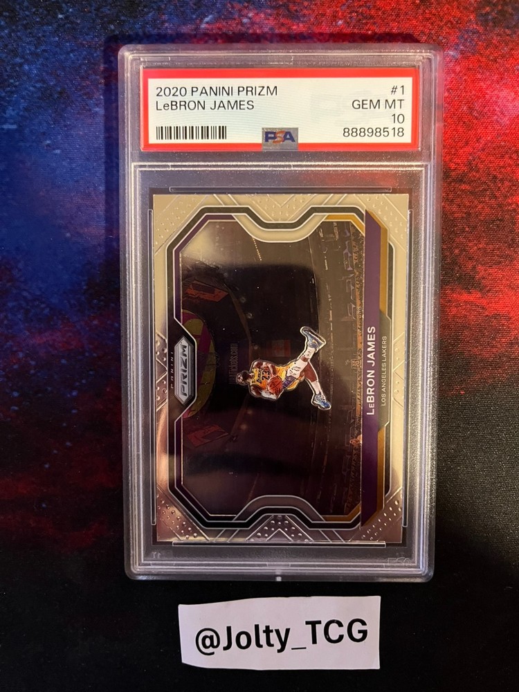 2020 Panini Prizm LeBron James Kobe Tribute Dunk #1 PSA 10 GEM MINT
