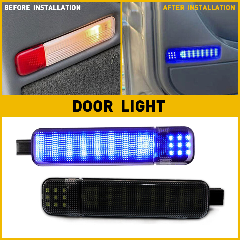 Smoked LED Door Courtesy Light For Chevy Silverado Suburban Tahoe Sierra Yukon