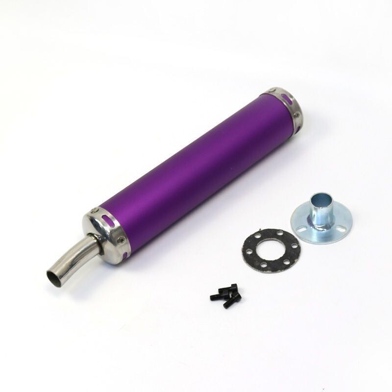 Motorcycle Exhaust Pipe Muffler Silencer Dirt Pit Bike ATV Quad Offroad Cruiser