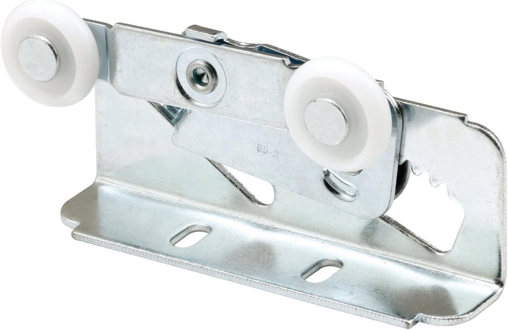 Prime-Line N 6531 Twin Pocket Door Roller Top Mount 2-Pack in Silver