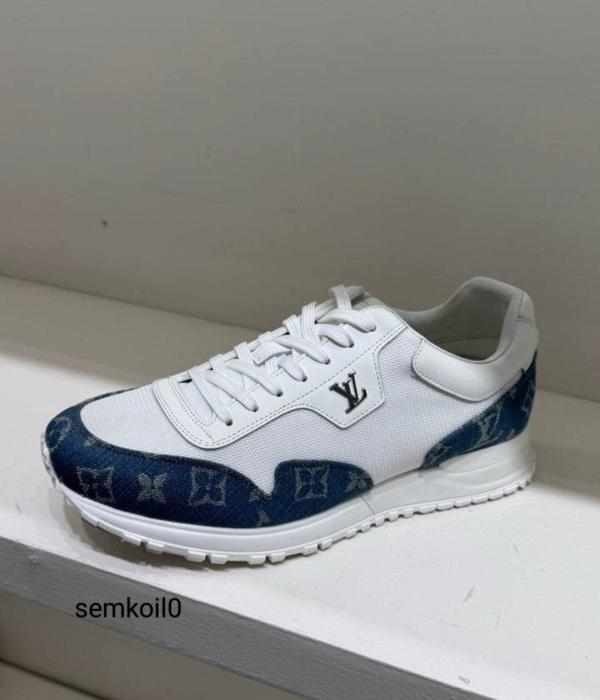 Louis Vuitton  LV Blue/ White 🤍 Size US 9