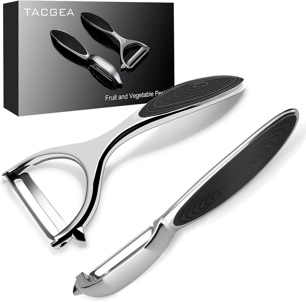 TACGEA Vegetable Peeler for Kitchen, Potato Standard size, Stainless Steel