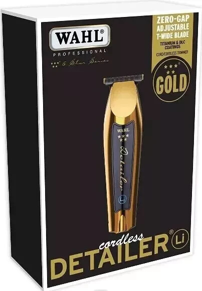 Wahl 5 Star Series Detailer Li Gold Trimmer 8171-700 Professional Cord/ Cordless