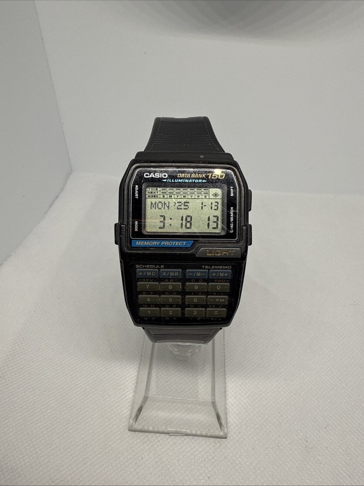 CASIO DBC-150 DATA BANK 150 CALCULATOR  Mod 1477 WATCH