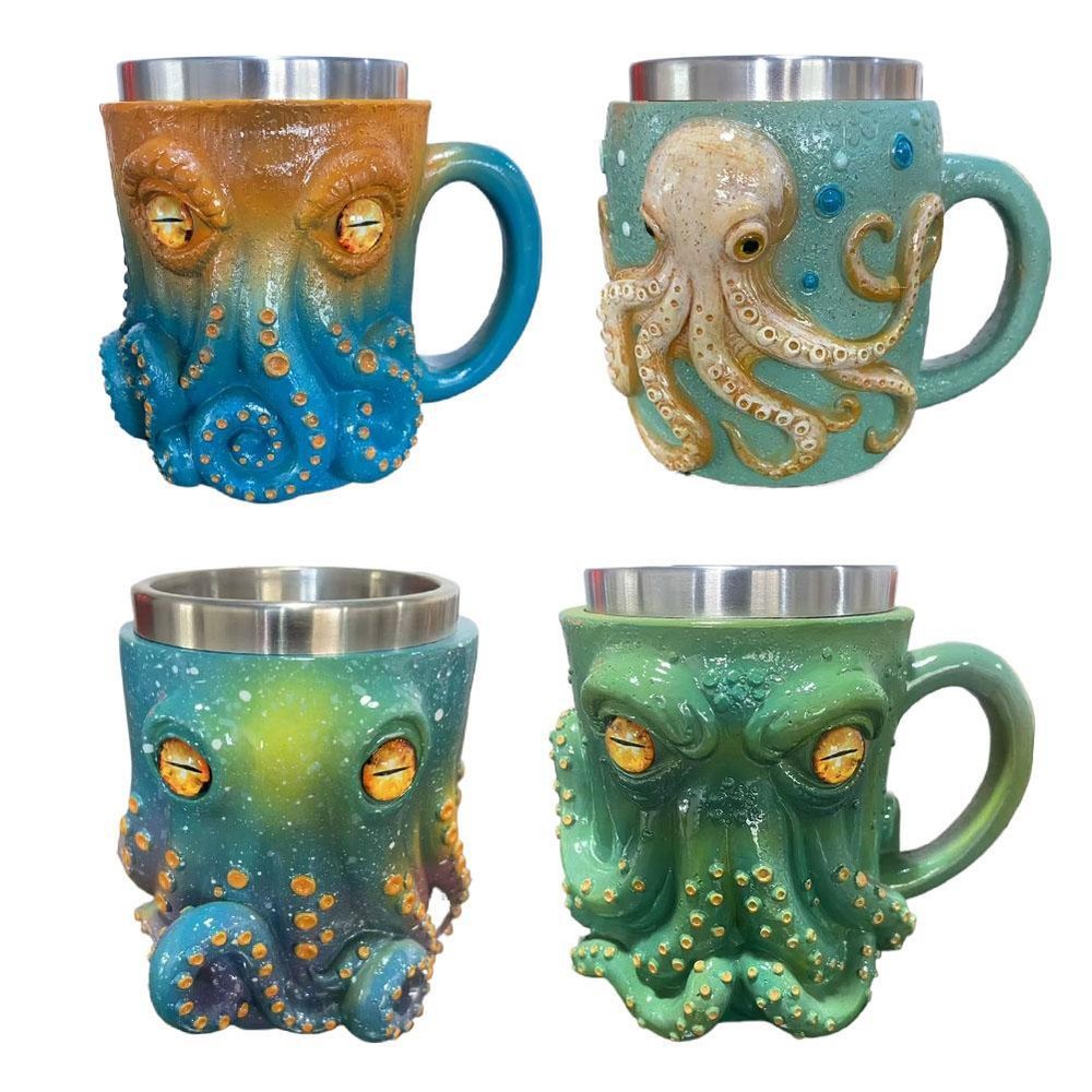 Cthulhu Pirate Beer Mug 3D Design for Bar Restaurant or Home Use D1N1