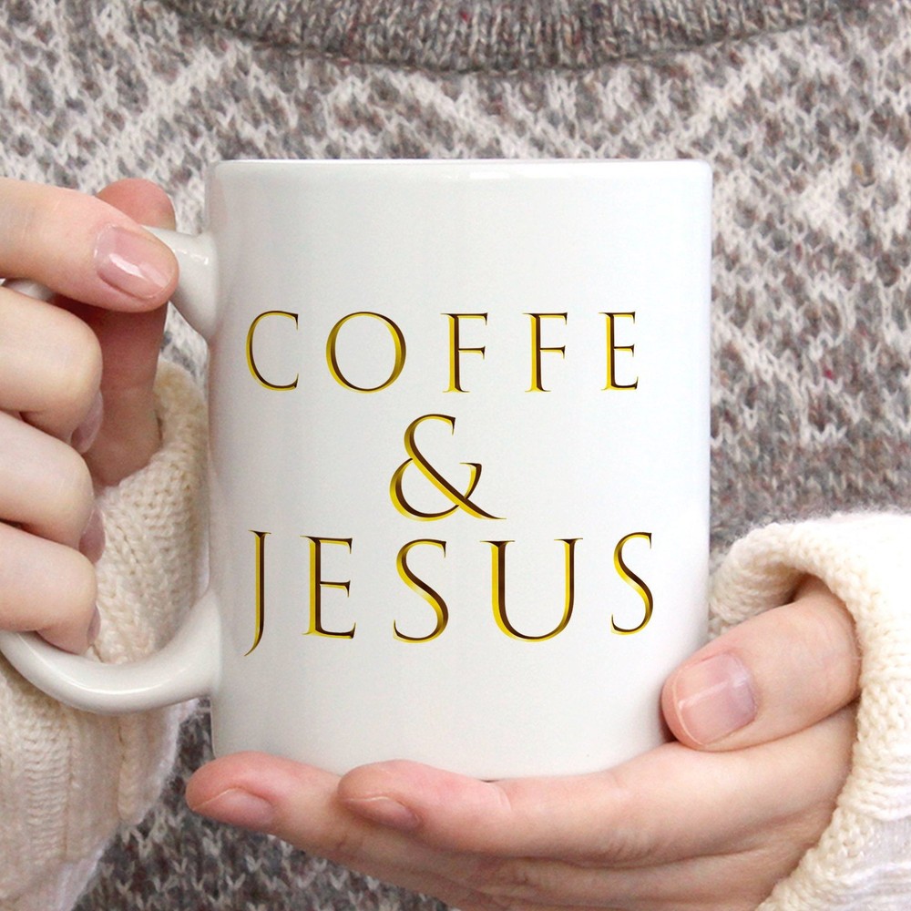 Coffee And Jesus Mug Gift For Christian Cute Coffee Mugjesus Gift Gift For Her