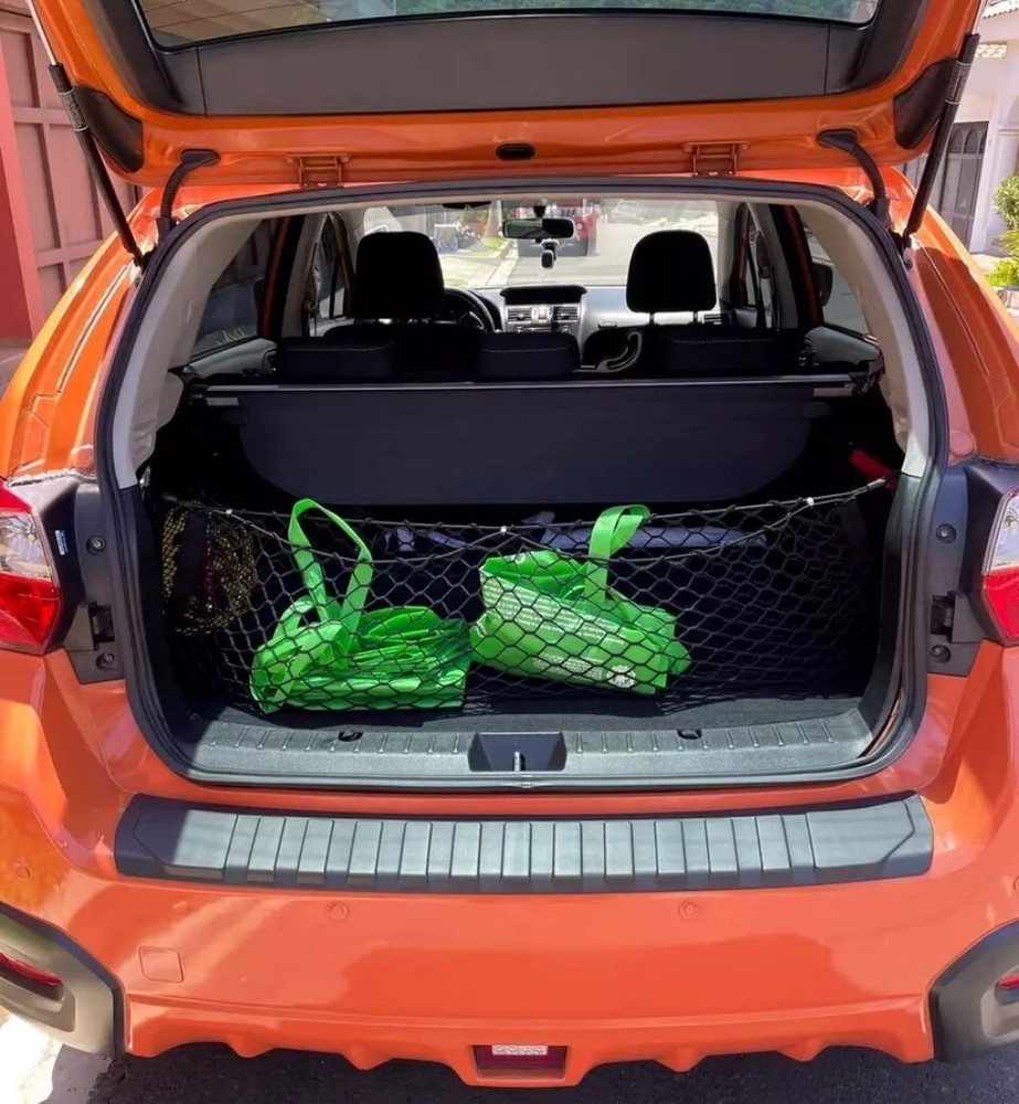 Subaru Crosstrek Black Trunk Net       —-Envelope Style Cargo Net  2013-2024