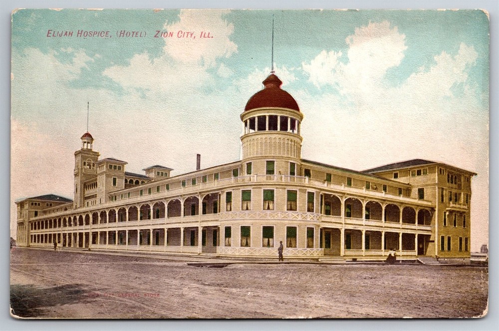 Elijah Hospice Hotel Zion City IL C1907 U13