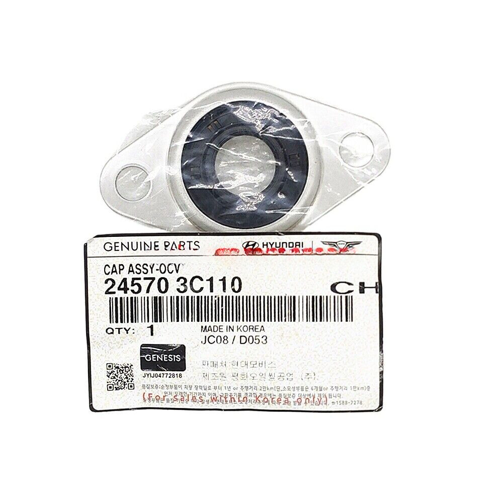 Genuine OEM Cap OCV OIL FILLER VALVE COVER FOR HYUNDAI KIA 3.8L V6 24570-3C110