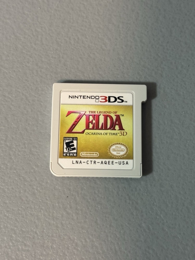 Zelda Ocarina of Time 3D Nintendo 3DS 2011 Cartridge Only