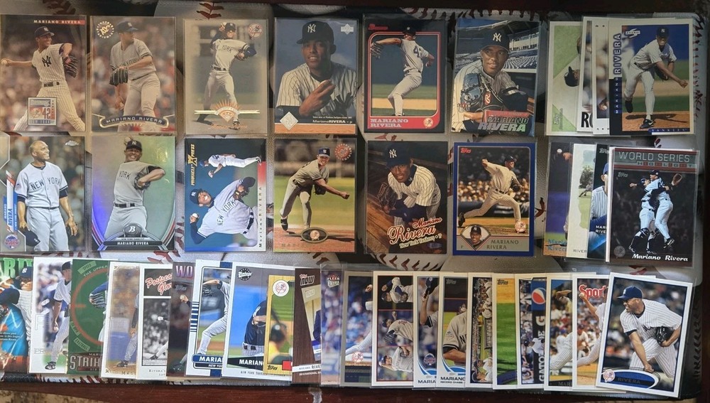 Mariano Rivera 42 Card Lot No Duplicates NM Condition See Pics Topps, UD & More
