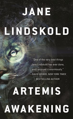 Artemis Awakening by Jane Lindskold Used Good Sci-Fi Fantasy Series