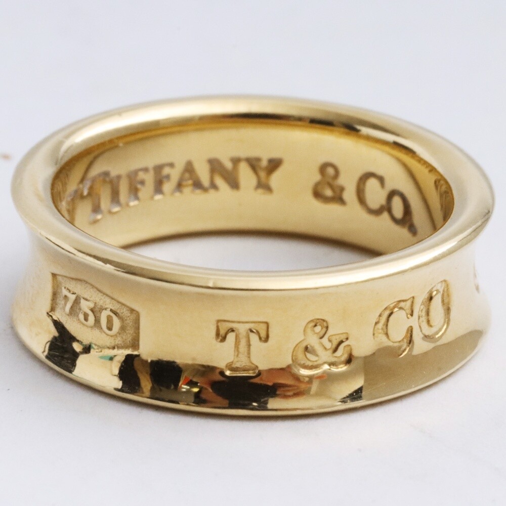 Tiffany & Co. US4.75 1837 ring K18 YG 18 gold 832291