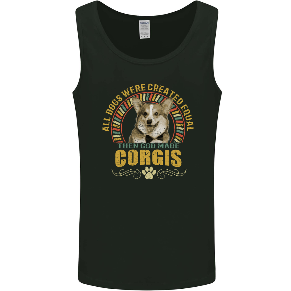 A Corgi Dog Mens Vest Tank Top